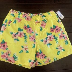 NEW GAP Kids Floral Shorts - Size 14-16